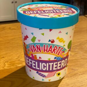 Snoepbeker Van Harte Gefeliciteerd